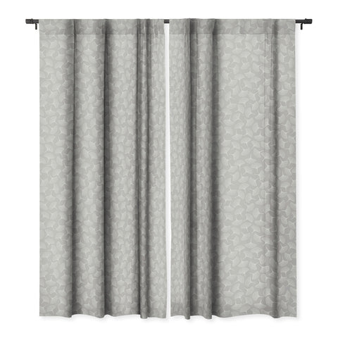 Jenean Morrison Ginkgo Away With Me Gray Blackout Window Curtain