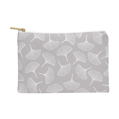 Jenean Morrison Ginkgo Away With Me Gray Pouch