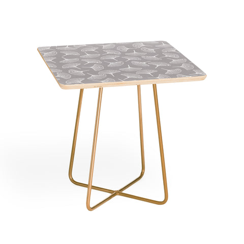 Jenean Morrison Ginkgo Away With Me Gray Side Table