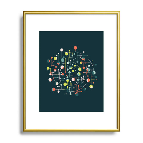 Jenean Morrison Globetrotter Metal Framed Art Print