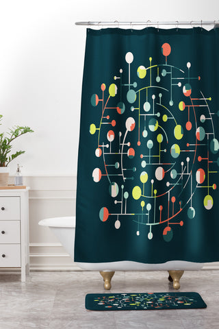 Jenean Morrison Globetrotter Shower Curtain And Mat