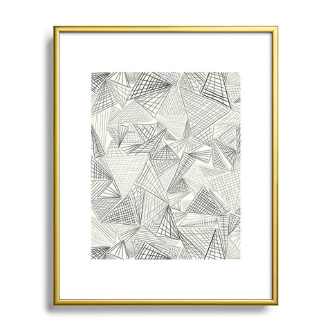 Jenean Morrison Gridlocked Metal Framed Art Print
