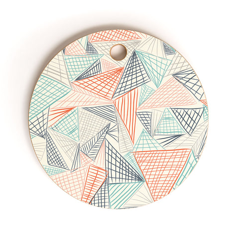 Jenean Morrison Gridlocked Multi Cutting Board Round