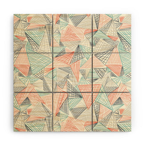 Jenean Morrison Gridlocked Multi Wood Wall Mural