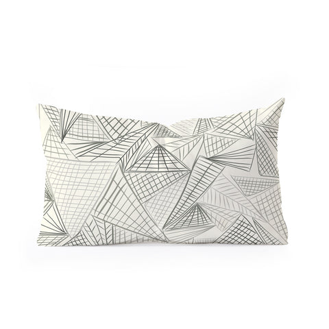 Jenean Morrison Gridlocked Oblong Throw Pillow