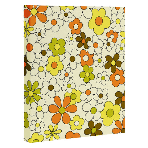 Jenean Morrison Happy Together in Green Art Canvas