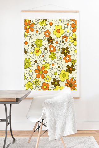 Jenean Morrison Happy Together in Green Art Print And Hanger