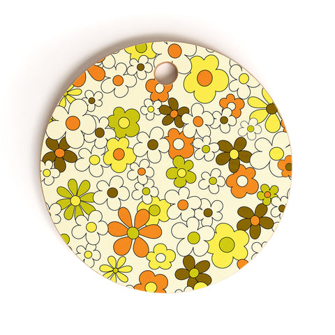 Jenean Morrison Happy Together in Green Cutting Board Round