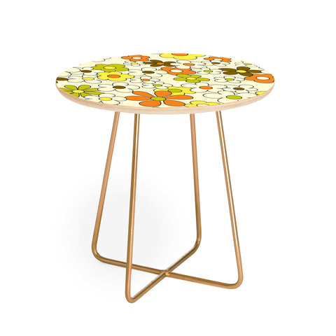 Jenean Morrison Happy Together in Green Round Side Table