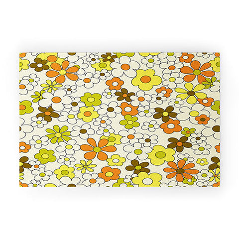 Jenean Morrison Happy Together in Green Welcome Mat