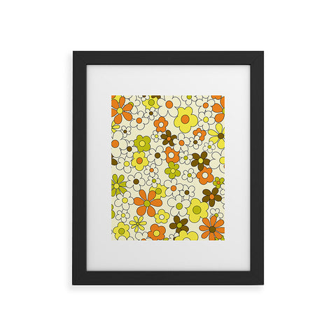 Jenean Morrison Happy Together in Green Framed Art Print