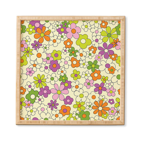 Jenean Morrison Happy Together in Lilac Framed Wall Art