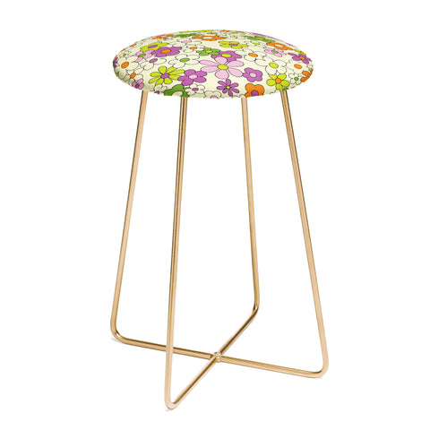 Jenean Morrison Happy Together in Lilac Counter Stool