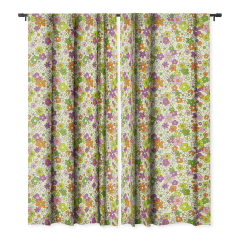 Jenean Morrison Happy Together in Lilac Blackout Window Curtain
