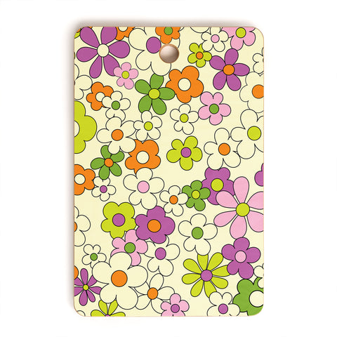 Jenean Morrison Happy Together in Lilac Cutting Board Rectangle