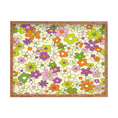 Jenean Morrison Happy Together in Lilac Rectangular Tray