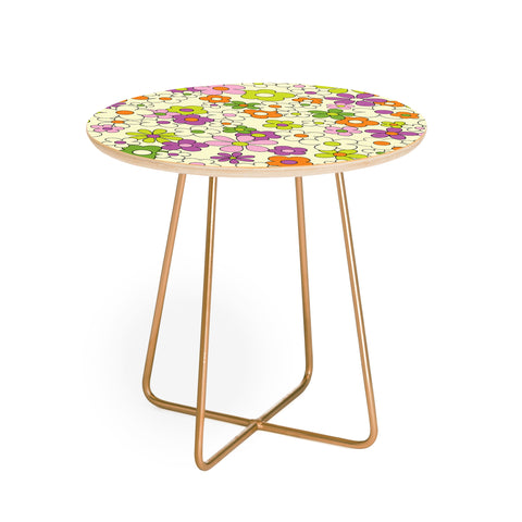 Jenean Morrison Happy Together in Lilac Round Side Table