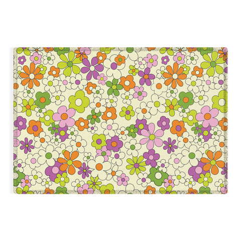 Jenean Morrison Happy Together in Lilac Outdoor Rug