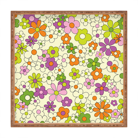 Jenean Morrison Happy Together in Lilac Square Tray
