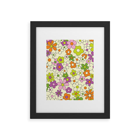 Jenean Morrison Happy Together in Lilac Framed Art Print