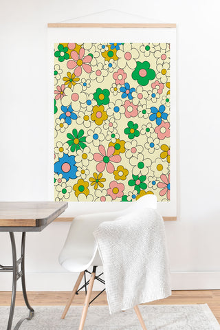 Jenean Morrison Happy Together in Pink Art Print And Hanger