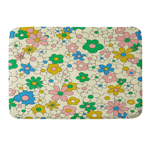Jenean Morrison Happy Together in Pink Memory Foam Bath Mat