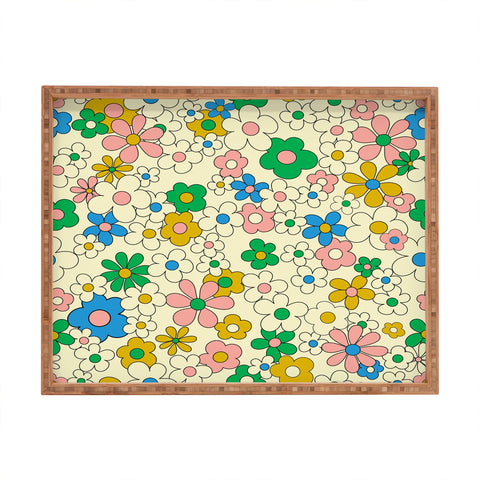 Jenean Morrison Happy Together in Pink Rectangular Tray