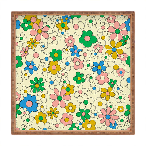 Jenean Morrison Happy Together in Pink Square Tray