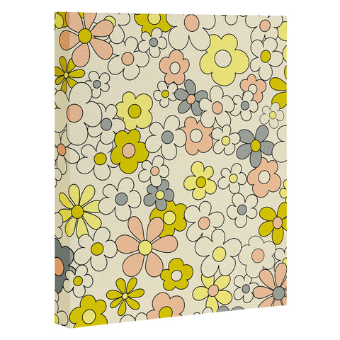 Jenean Morrison Happy Together in Yellow Art Canvas