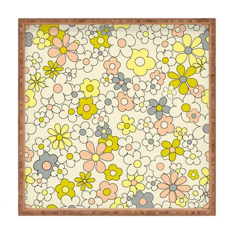 Jenean Morrison Happy Together in Yellow Square Tray
