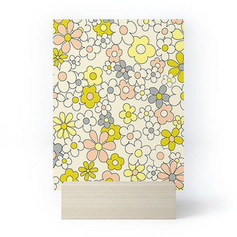 Jenean Morrison Happy Together in Yellow Mini Art Print