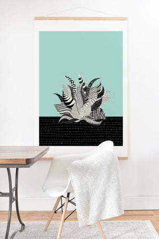 Jenean Morrison Haworthia Morning Art Print And Hanger