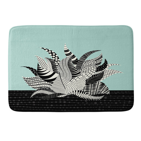 Jenean Morrison Haworthia Morning Memory Foam Bath Mat