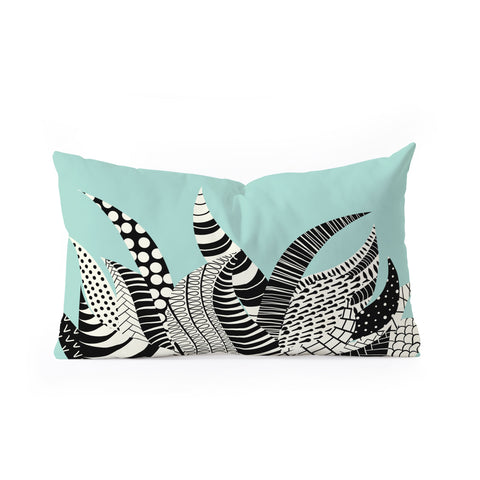 Jenean Morrison Haworthia Morning Oblong Throw Pillow