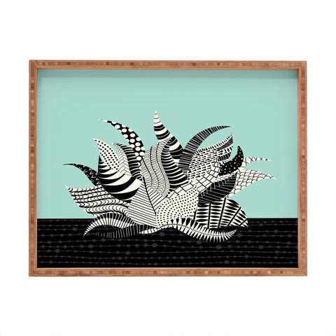 Jenean Morrison Haworthia Morning Rectangular Tray