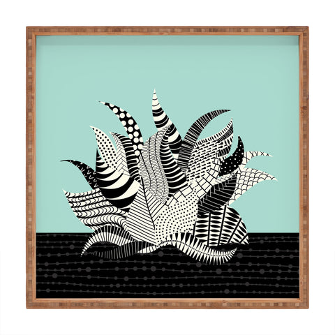 Jenean Morrison Haworthia Morning Square Tray