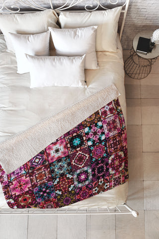 Jenean Morrison Heart of Glass Fleece Throw Blanket