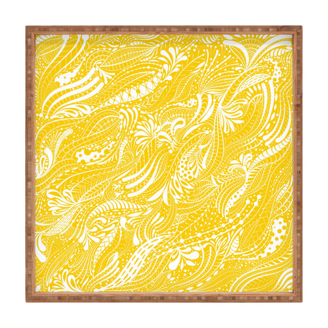 Jenean Morrison I Thought About You Yesterday Square Tray