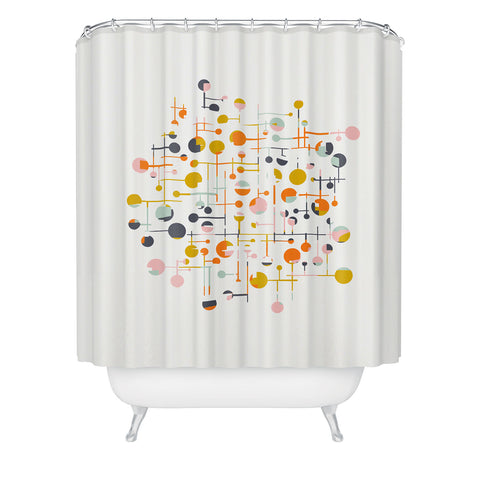 Jenean Morrison Jetsetter Shower Curtain