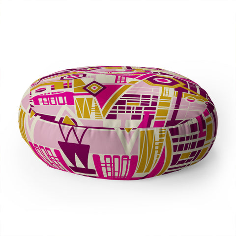 Jenean Morrison Late Night Thoughts Floor Pillow Round