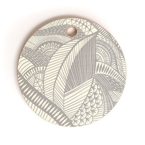 Jenean Morrison Leave The Light On Cutting Board Round