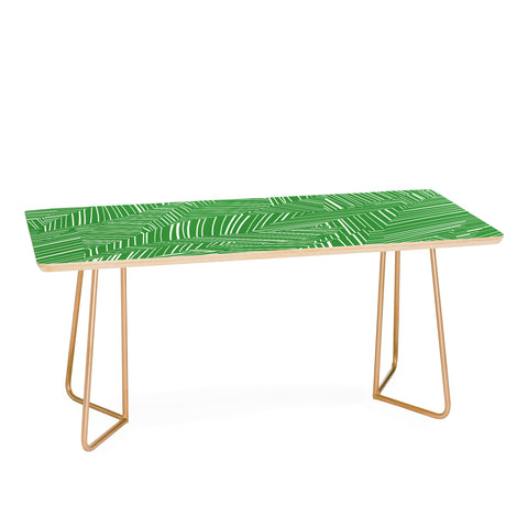 Jenean Morrison Line Break Green Coffee Table
