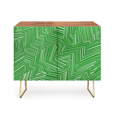 Jenean Morrison Line Break Green Credenza