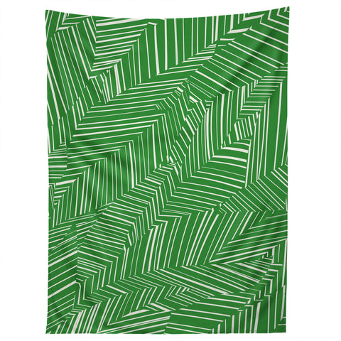 Jenean Morrison Line Break Green Tapestry