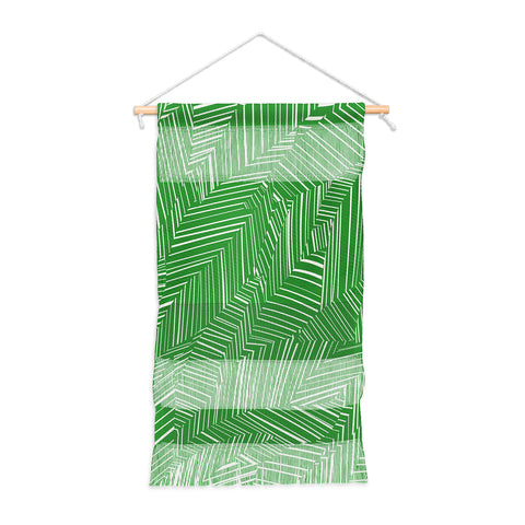 Jenean Morrison Line Break Green Wall Hanging Portrait