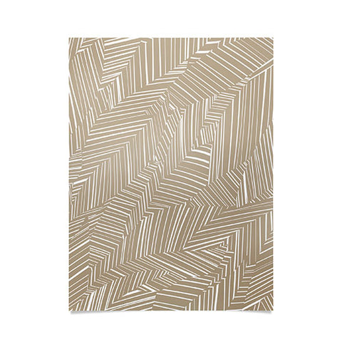 Jenean Morrison Line Break Sand Poster