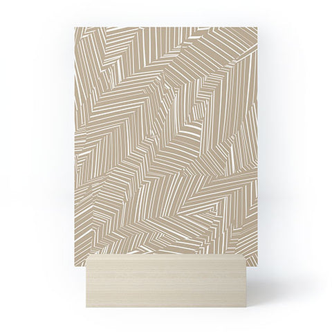 Jenean Morrison Line Break Sand Mini Art Print