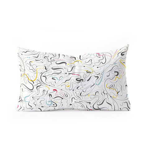 Jenean Morrison Line Dance Oblong Throw Pillow