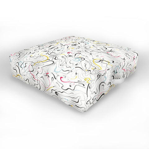 Jenean Morrison Line Dance Outdoor Floor Cushion