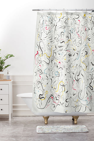 Jenean Morrison Line Dance Shower Curtain And Mat